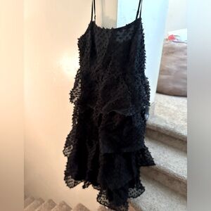 Flirting With You Tiered Midi Dress from Lulus